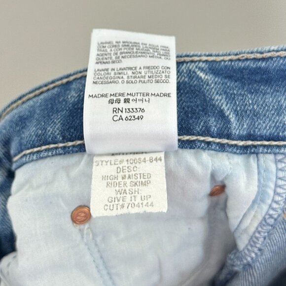 MOTHER Women's High Rise Jeans in Light Blue - Picture 7 of 12